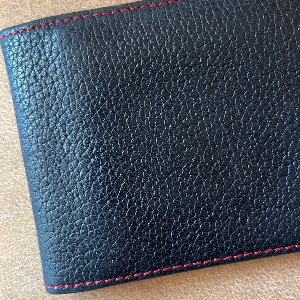 Coach Pebbled Leather Wallet